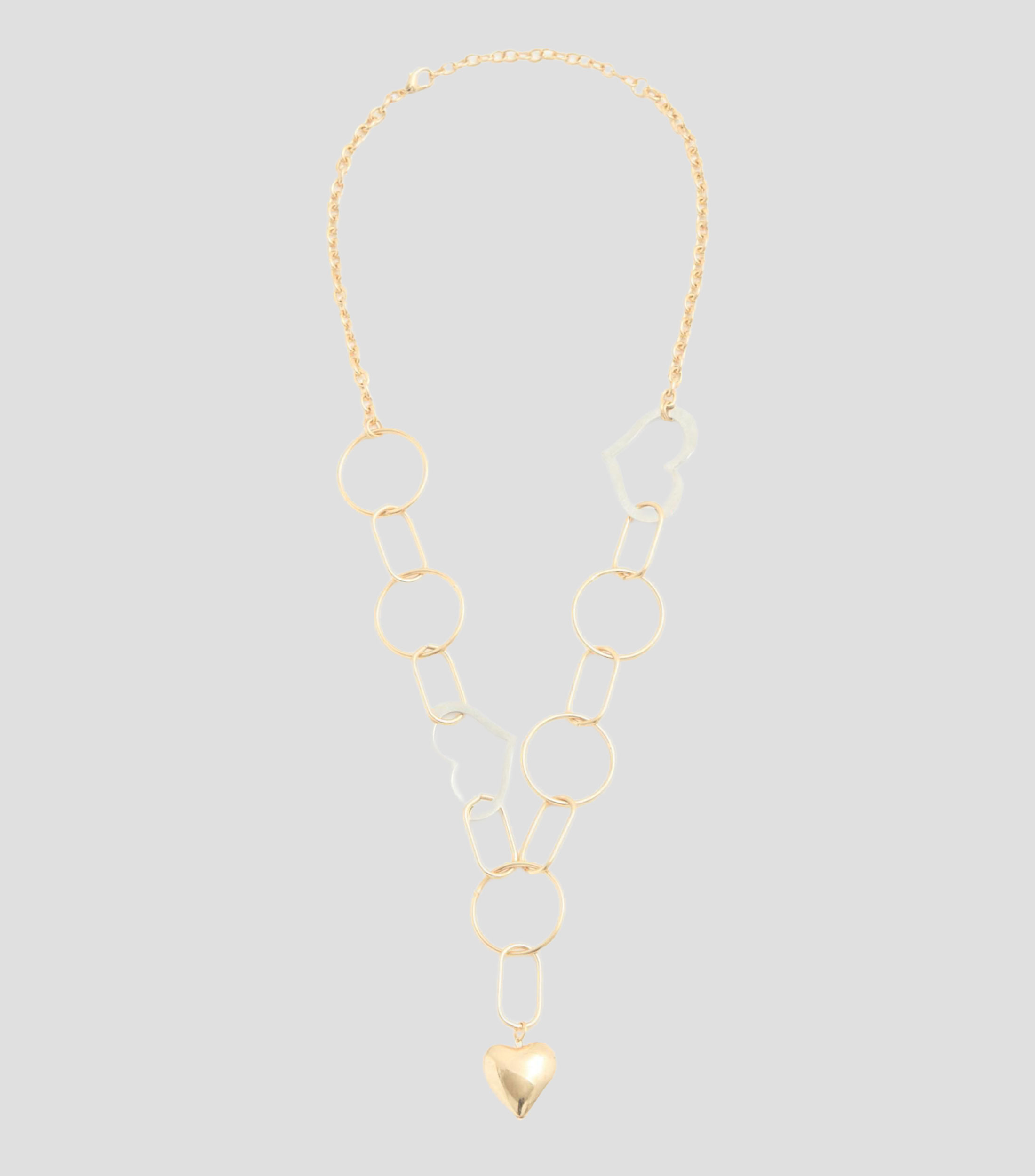 Collar con dije de corazón Mujer